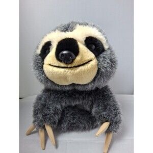 Squishmallows Kellytoy DAPHNE 10" Sloth Plush  Hand Puppet Rare Shaggy Hair